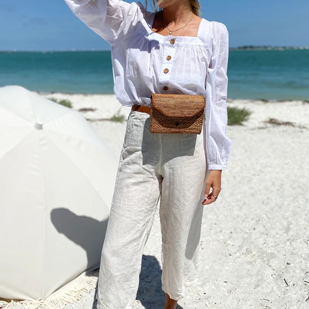 NWT Emerson Fry Laurent Button Front Long Sleeve … - image 13